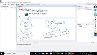 onlinegdb for running Java program, variables in Java, implicit and explicit type #6