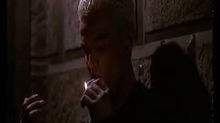 Spike finds his coat and fights a demon (BTVS 7x15- Full Scene)