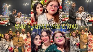 @kashafansari aur @nabihaayubvlogs3351 ki shadi ki dawat | Buhat Maza Aya