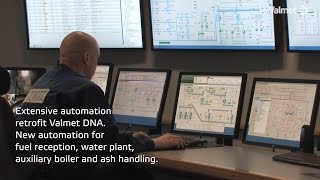 Valmet's automation in Vaskiluodon Voima's CHP power plant in Finland