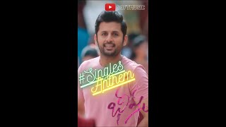 #SinglesAnthem​ Full Video Song (Lyric Video) Whatsapp full screen status video