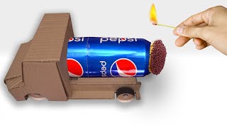 Cool Matches Powered Cardboard Jet Car