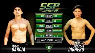 Christian Dighero vs Johnny Garcia - SSP 50
