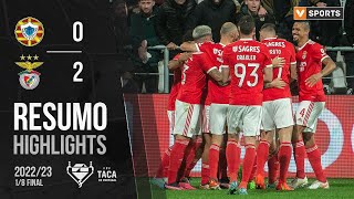 Highlights | Resumo: Varzim SC 0-2 Benfica (Taça de Portugal 22/23)