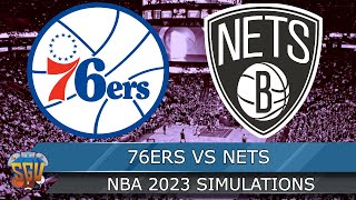 76ers at Nets Full Game 4 Highlights - 2023 NBA Playoffs (NBA 2K23 Sim)