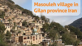 Masouleh village in Gilan province Iran | City tour | 4K | SCHONax