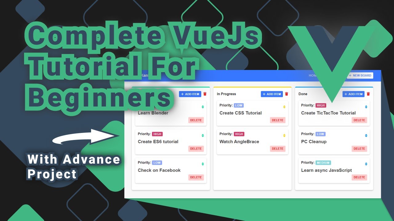 Vue JS For Beginners With ADVANCE PROJECT - 01 Installation And Setup ...