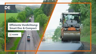 Hamm | Smart Doc und Smart Compact im Einsatz: Effiziente Asphaltverdichtung bei Niedrigtemperatur