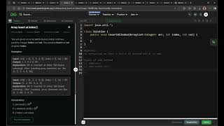 Array insert at index - Basic - GeeksforGeeks