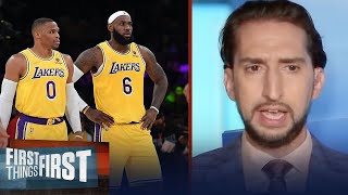 Opening night for LeBron and the Lakers was bad in all aspects — Nick | NBA | FIRST THINGS FIRST