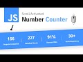 Scroll Activated Number Counter w Javascript | Quick Tutorial