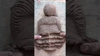 Bholenath murti making/mahadev idol making/bholenath idol making #art 86