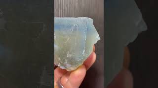 Illinois Phantom Fluorite - Light blue fluorite with yellow phantom