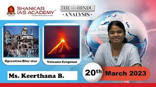 The Hindu Daily News Analysis || 20th March 2023 || UPSC Current Affairs || Mains & Prelims '23