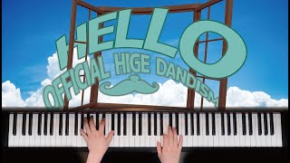 【耳コピ】HELLO / Official髭男dism　歌詞付き【ピアノ】