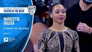 Margzetta Frazier wins Gymnast of the Week Award - March 2, 2021