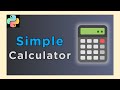 Python Program to Make a Simple Calculator| How to make simple calculator with python code | #status