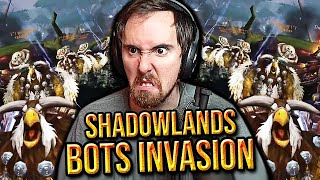 Bots Taking Over Shadowlands! Asmongold Leads a Protest on Every WoW Server