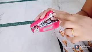 Mini sewing machine// కుట్టు మిషన్//