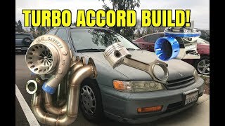 Turbo Sleeper 94 Honda Accord Build [Part 1] Intercooler mount + valve cover