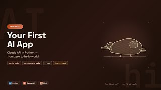 Python + Claude API: Your First AI App in Neovim | Episode 1