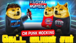 CM Punk's EPIC Roast Before Royal Rumble- Cheems தமிழ் Version 😂🔥 | WWE 2025 #royalrumble2025