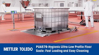 Ultra-Low Profile Scale Easy Cleaning - METTLER TOLEDO Industrial