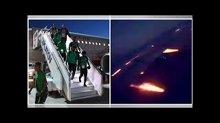 Plane carrying Saudi Arabia World Cup team catches fire mid air