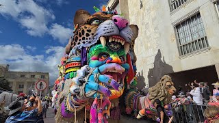 CARROZA GANADORA PUESTO 3:  TRADICIÓN DESFILE MAGNO CARNAVALES DE NEGROS Y BLANCOS 2025 PASTO NARIÑO