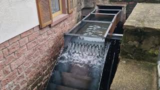 Neues Wasserrad in Faulbach, Ortsteil Breitenbrunn, 7,5 KW