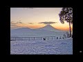 2023年2月8日 七面山（標高1 982m）から見た美しい富士山とご来光映像