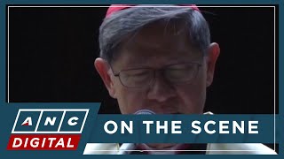 LOOK: Philippine cardinal Tagle leads prayer for Pope Francis at St. Peter's Square | ANC