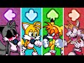 FNF Character Test | Gameplay VS Playground Mod | Tails All Characters [18 characters]