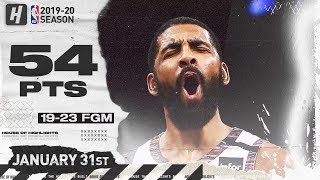 Kyrie Irving UNREAL 54 Pts Full Highlights | Bulls vs Nets | January 31, 2020