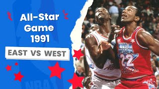 NBA All-Star Game 1991, Full Game, East vs. West (RUS)