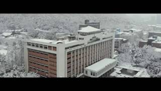 The first snow of Yuquan Campus, Zhejiang University