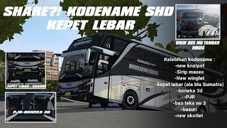 share kodename acc shd putih abu (sirip masex kepet lebar ril ) ll Bussid v3.6.1