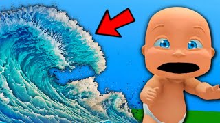 Baby Survives a TSUNAMI!