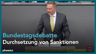 Bundestagsdebatte zur Durchsetzung von Sanktionen am 11.11.22