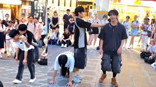 [STREET ARTIST] ONE OF. WITH AUDIENCE. INTERACTIVE SINCHON BUSKING. 240806.