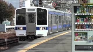 415系常磐線普通列車 水戸駅到着@2013.1.13