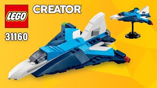 LEGO Jet (31160) from Creator 3in1 Aircraft: Race Plane | Step-by-Step Building Instructions | TBB