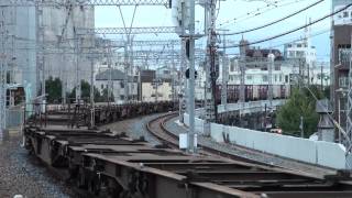 80レ　EF66  24　ゼロロク　代走　　神戸駅　　2012年11月10日