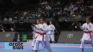 KATA FEMALE TEAM SPAIN World Karate Championships 2024 – Team Kata Finals | Navarra, Spain