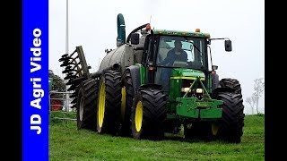 Mestseizoen 2019 | John Deere 6810+6310 | Dominé Staphorst | Slurry injection | Gülleeinarbeitung