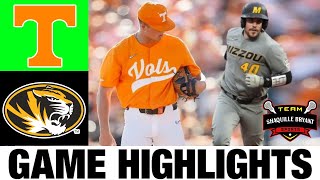 #3 Tennessee vs Missouri Highlights [GAME 2] | NCAA Baseball Highlights | 2024 C