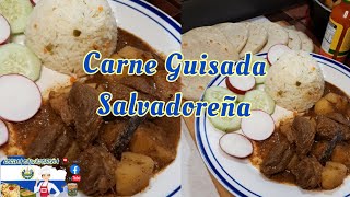 ¡CARNE GUISADA SALVADOREÑA! #cocinaSalvadoreña #autentica