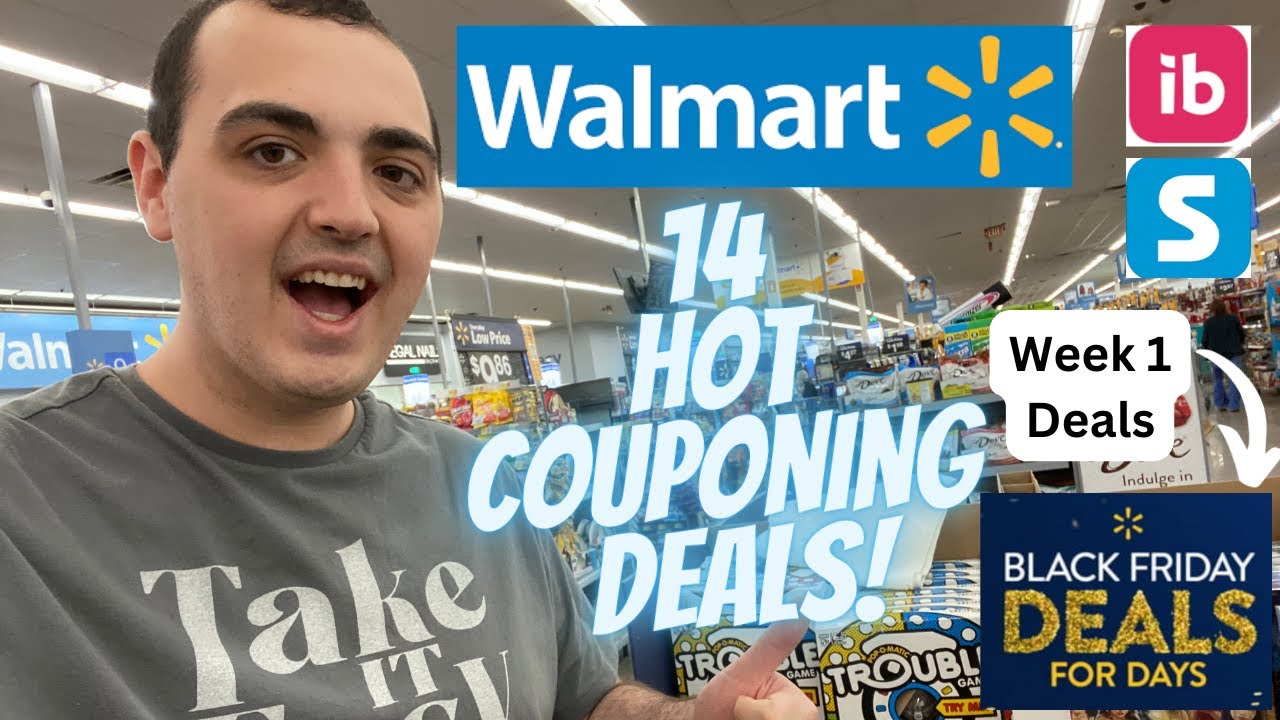 14 HOT WALMART COUPONING DEALS + WEEK 1 BLACK FRIDAY DEALS WALKTHROUGH ...