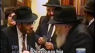 El Rabino Iona Blickstein ZT"L con el Rebe de Lubavitch Chabad Jabad