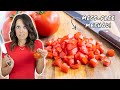 My Quick & Easy Way to Dice a Tomato